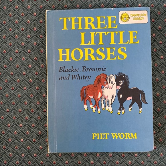 Dandelion Library Book; Three Little Horses & Veronica. Vintage 1961 Hardcover - Picture 3 of 10